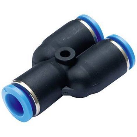 TRU COMPONENTS Raccord en Y PW10-8 Ø de tuyau: 10 mm, 8 mm 1 pc(s) X938882 (1/2)