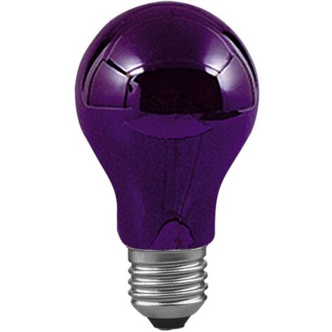 Paulmann – Lampe UV E27 75 W – Lumière noire pour ambiance festive – Forme poire – 55 mm de diamètre – Éclairage décoratif - Y139902