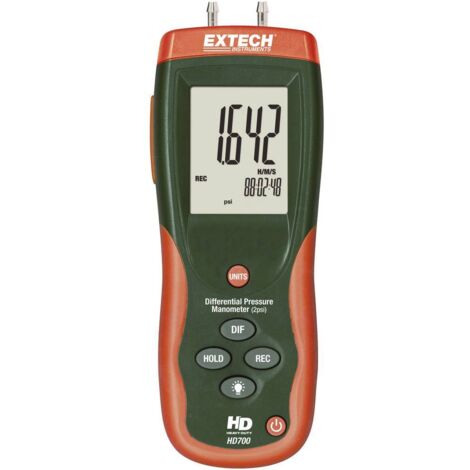 Extech HD700 Appareil de mesure de la pression pression atmosphérique 0 - 0.1378 bar Q52550 (1/2)