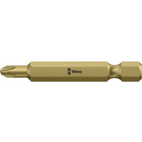 Embout cruciforme PH 2 Wera 05380161001 Acier à outils allié, extra-dur Forme (embouts): F 6.3 1 pc( (1/2)
