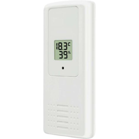 Capteur d'humidité extérieur IPX4 – Fréquence 433 MHz – Portée 50 m – Compatible station météo WiFi Tuya