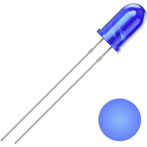 Quadrios 2111O156 LED bleu rond 5 mm 1300 mcd 30 ° 20 mA 3 V S626042