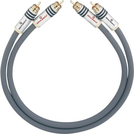 Lot De 2 Câbles RCA Homegrown Audio - Argent Pur 99,9% - 50 Cm - Occasion