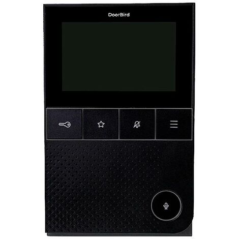 DoorBird A1101 Black Edition Interphone vidéo Ethernet, Wi-Fi Station intérieure noir X930142