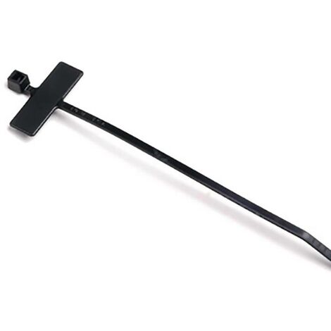 HellermannTyton 111-81860 IT18R-PA66-BK Porte-étiquette avec collier de serrage Type de montage: pour collier serre-câbles Surface de marquage: 25 x R011571 (1/2)