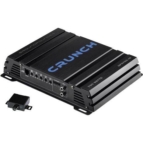 Crunch GPX750.1D Ampli auto numérique 1 canal 750 W Réglage volume/basses/aigus adapté pour (marque automobile): Univer (1/4)