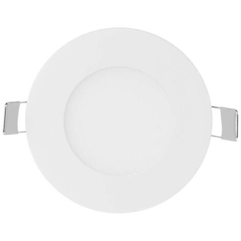 Mini panneau LED V-TAC 3 W, montage encastré rond, blanc naturel