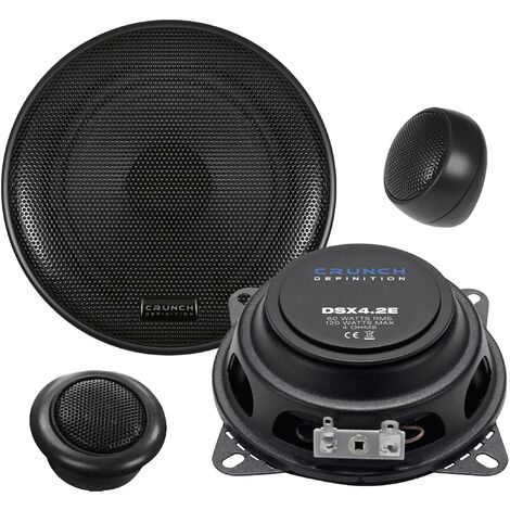 Crunch DSX4.2E Set de haut-parleurs 2 voies à encastrer 120 W Contenu: 1 pc(s) D001352
