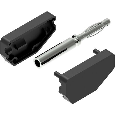 Electro PJP 215-CD1-N Fiche banane mâle, droit Ø de la broche: 2 mm noir 1 pc(s) D357512 (1/2)