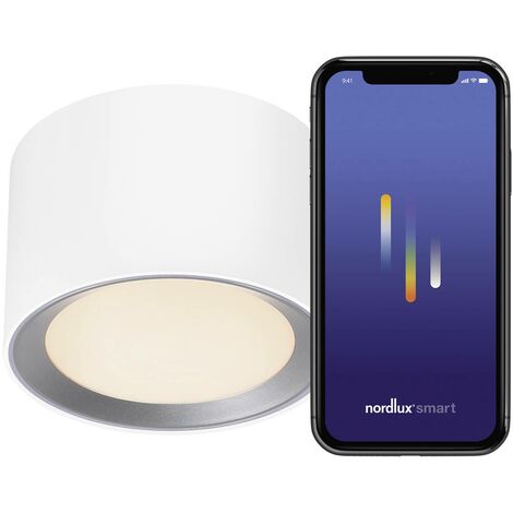 Nordlux 2110840101 Landon Smart Plafonnier LED LED LED 8 W blanc D665912 (1/6)