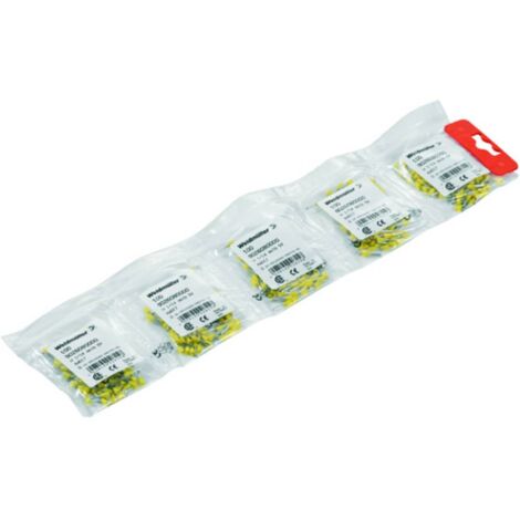 Embout simple d'extrémité de câble Weidmüller H2,5/10 9004080000 2.5 mm² x 10 mm non isolé métal 1000 pc(s) Y05718
