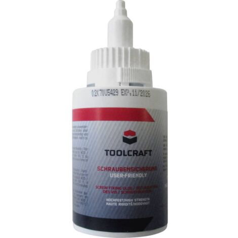 TOOLCRAFT TO-8192499 Frein filet Résistance: fort 50 ml (1/3)