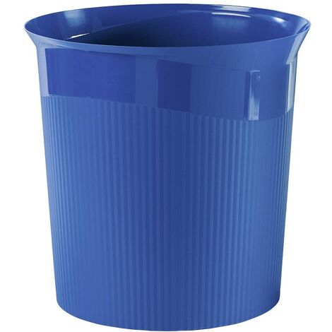Corbeille à papier HAN Re-LOOP 18148-914 13 l (Ø x H) 288 mm x 287 mm Plastique recyclé bleu 1 pc(s) W676112
