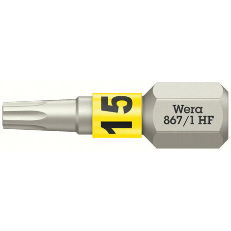 Wera 867/1 05066141001 Embout Torx TX 15 1 pc(s) D002222