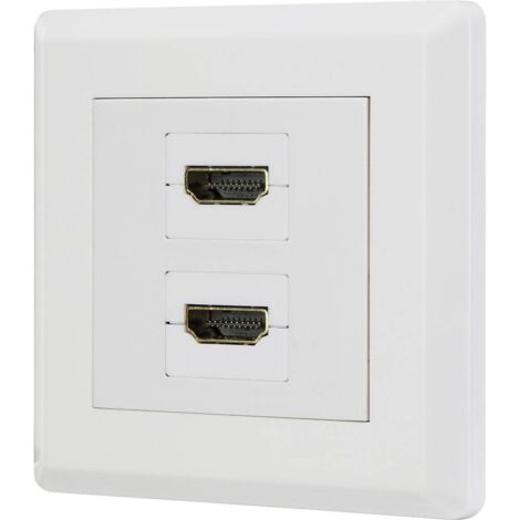Adaptateur HDMI 2x femelle – RF4724258 – Résolution 4K 3840x2160 – Largeur de bande 18 Gbps – Compatible Dolby True HD – Renkforce - Y859502
