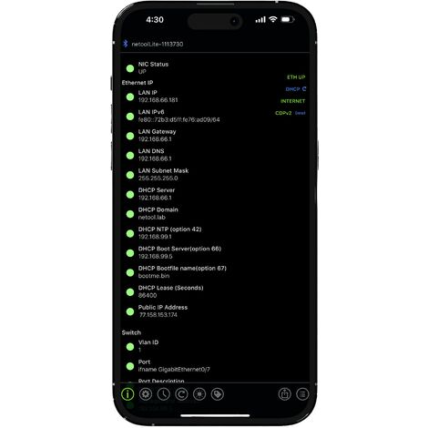 Testeur réseau NE1E Netool IO Lite Smarter réseau C925662 (1/3)