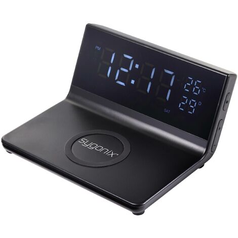 Sygonix Station de charge Alarm Clock with Wireless Charger SY-5459860 D500272 (1/5)