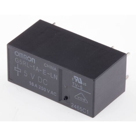 Omron G5RL-1A-E-LN-DC5 Relais de puissance 5 V/DC 16 A 1 NO (T) 1 pc(s) Bag S024142 (1/2)