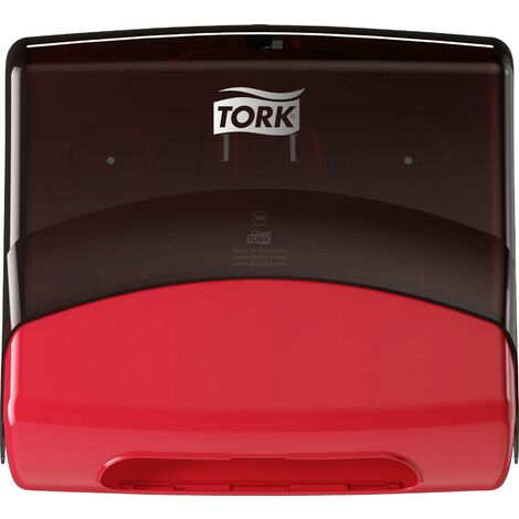 TORK 654008 Performance Distributeur d'essuie-mains plastique rouge 1 pc(s)