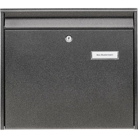 Burg Wächter 61110 MAIL 5877 E Boîte aux lettres acier fer avec serrure à clé (1/5)