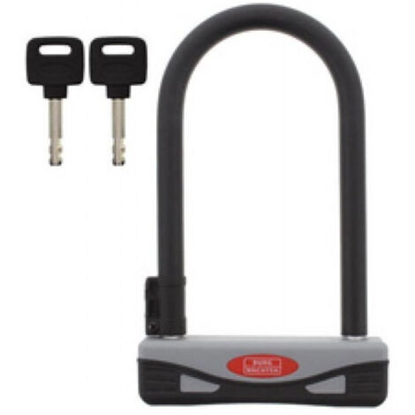 Antivol U vélo - BURG WACHTER - 1600 HB 170/210 - Acier ultra-résistant 16 mm, double verrouillage