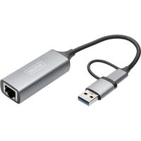Adaptateur réseau Digitus DN-3028 2.5 GBit/s USB, USB 3.0, USB 3.1, USB 3.1 (Gen 1), USB-A Y600062