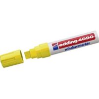 Edding 4090 4-4090065 Marqueur craie jaune fluorescent 4 mm, 15 mm