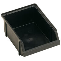 raaco 109291 antistatique (ESD) Bac à bec 3-160 (l x H x P) 125 x 75 x 173 mm noir 1 pc(s) R721662