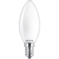 Philips LED 76339800 LED CEE F (A - G) E14 forme de flamme 4.3 W = 40 W blanc chaud (Ø x L) 3.5 cm x 9.7 cm 1 pc(s) A866862