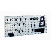 raaco 109642 Crochet à outils panneau perforé x 2 + 28 clips (l x H x P) 1040 x 440 x 11 mm 1 pc(s)