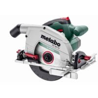 Metabo – Scie circulaire portative 1500W – Profondeur de coupe 66mm – Pour coupes précises sur rails de guidage – Lame carbure 24 dents