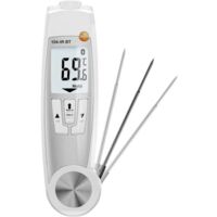 testo 0560 1045 60 Thermomètre IR et thermomètre à piquer (HACCP) Plage de mesure de température -50 à 250 °C sonde NTC conforme HACCP, IP65 Y211873