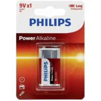 Philips Power 6LR61 Pile 6LR61 (9V) alcaline(s) 9 V 1 pc(s)