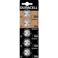 Duracell – Pile bouton CR2032 lithium 3V – Lot de 5 – 220 mAh – Pour montres, réveils, appareils photo