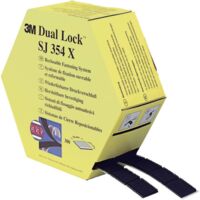 Bande auto-agrippante 3M SJ354X Dual Lock à coller tête de champignon (L x l) 7500 mm x 25 mm noir 1