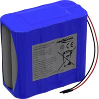 Ansmann 4S2P Akkupack 8x 18650 Kabel Li-Ion 14.4V 6700mAh Pack de piles rechargeables 8x Li-Ion 14.54 V 6700 mAh W979593