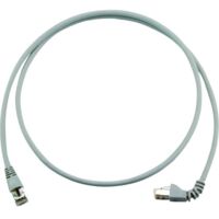 Telegärtner 100008691 RJ45 Câble réseau, câble patch CAT 6a S/FTP 5.00 m gris ignifuge, sans halogène 1 pc(s) Y628811
