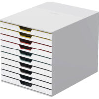 Durable VARICOLOR MIX 10 - 7630 763027 Caisson à tiroirs blanc DIN A4, DIN C4, folio, lettre Nombre