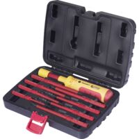 Toolcraft – Jeu de tournevis dynamométriques VDE 9 pièces 0.5-3 Nm – Acier CR-Mo – Testé 10 000 V – Pour applications électriques
