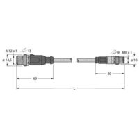 Turck 6936514 Connecteur confectionné pour capteurs/actionneurs 1 pc(s) C239772