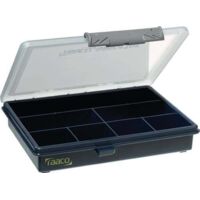 raaco Assorter 6-7 Mallette de rangement (L x l x H) 175 x 143 x 32 mm Nombre de compartiments: 7 séparations fixes Contenu 1 pc(s) S045641