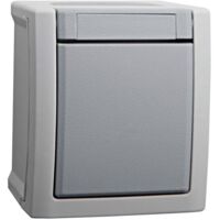 Bouton-poussoir VIKO 90591003-DE Pacific gris W33688
