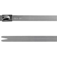 HellermannTyton 111-93149 MBT14S-316-SS-NA-C1 Serre-câble 362 mm 4.60 mm argent avec fermeture à billes 1 pc(s) S17861
