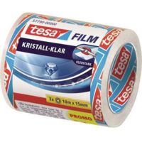 tesafilm Transparent tesa 57790-00000-01 transparent (L x l) 10 m x 15 mm acrylate 3 pc(s)