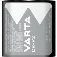 Varta – Pile photo CR-P2 lithium 1450 mAh – Longue durée – Pour appareils photo avec moteur et flash – Non rechargeable