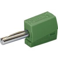 Fiche banane mâle Ø de la broche: 4 mm WAGO 215-411 vert 1 pc(s) D29495