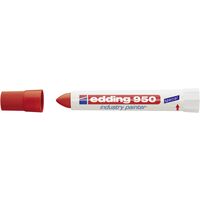Marqueur craie industriel 950 rouge graduation 10 mm pointe ronde
