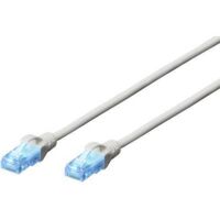 Digitus DK-1512-010 RJ45 Câble réseau, câble patch CAT 5e U/UTP 1.00 m gris 1 pc(s) S134671