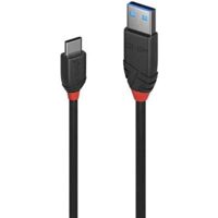 LINDY Câble USB USB 3.2 Gen1 (USB 3.0) USB-C® mâle, USB-A mâle 0.50 m noir 36915 C165361
