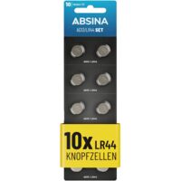 Absina Pile bouton AG 13 1.5 V 10 pc(s) alcaline(s)